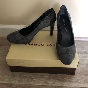 Franco Sarto Plaid Heels